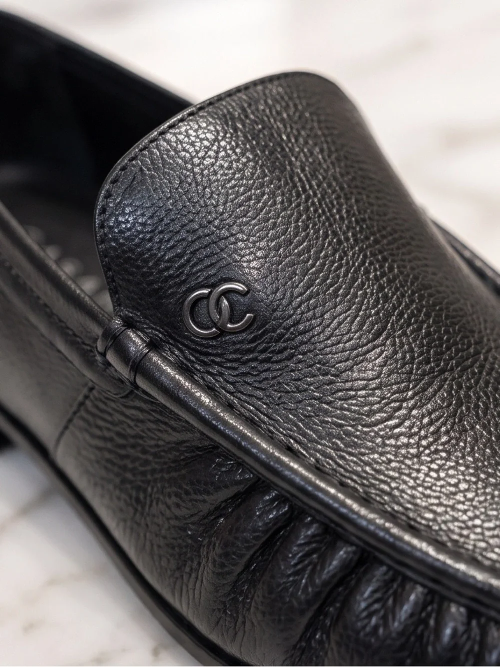 Casadei Men’s Black Soft Leather  Comfort Loafers 👞
